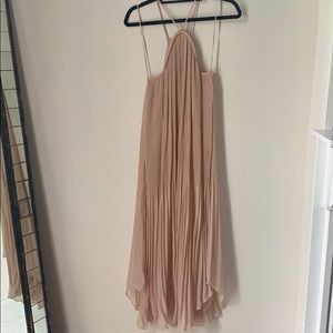 Ramy Brook blush chiffon dress
